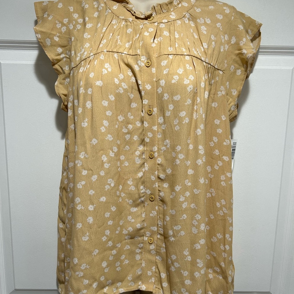 Everleigh Floral Yellow Blouse